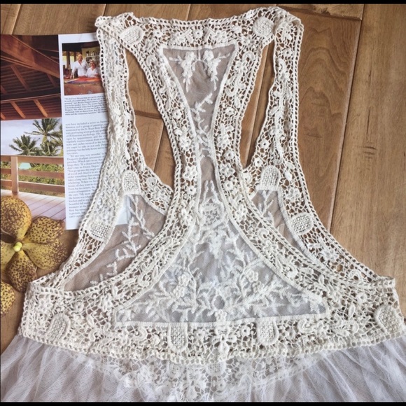 Lace Beach Cover Up - Picture 6 of 8